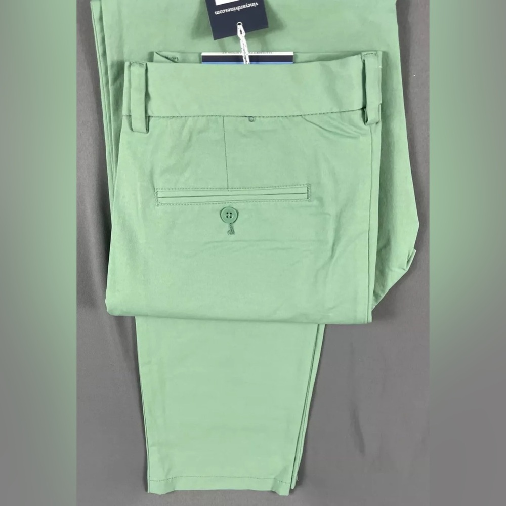 Vineyard Vines Golf Pants Performance On The Go 33 x 32 Starboard Green - Picture 4 of 7